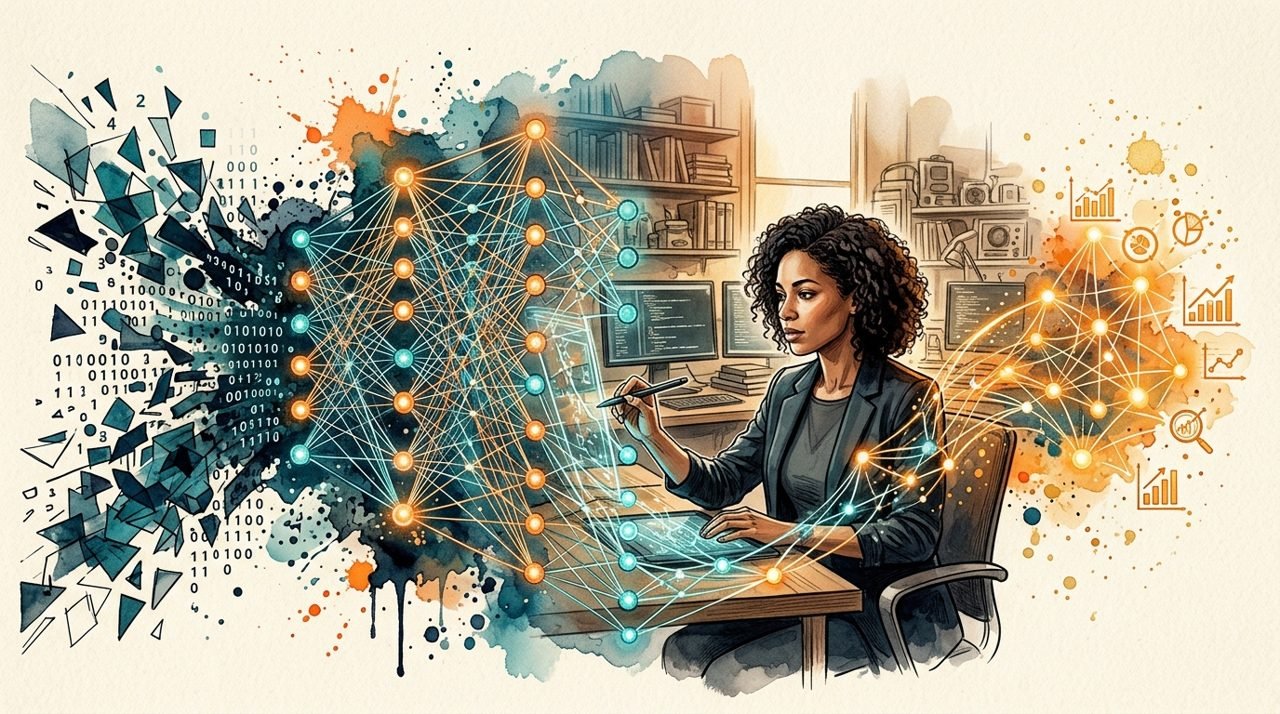 Editorial illustration for Viral content & creator trends